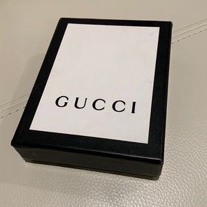 COPY - Gucci Wallet Empty Gift Box Black White ONLY BOX